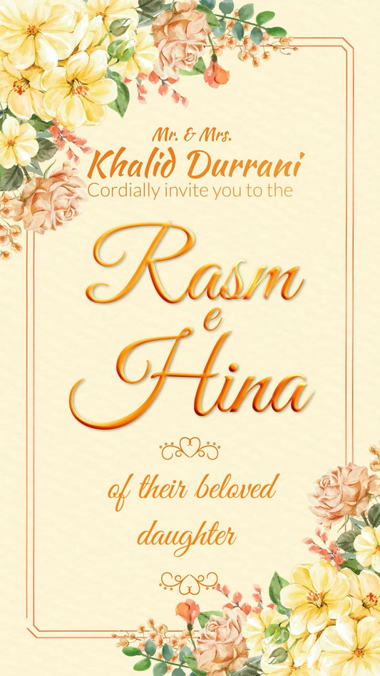 Invitation Card - C21